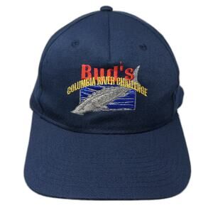 Head To Toe 5 Panel Blue Hat One Size Fishing Tournament Sturgeon Strapback